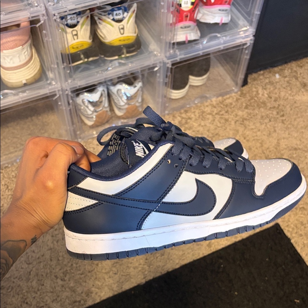 Nike Men’s Dunk Low — Navy / White